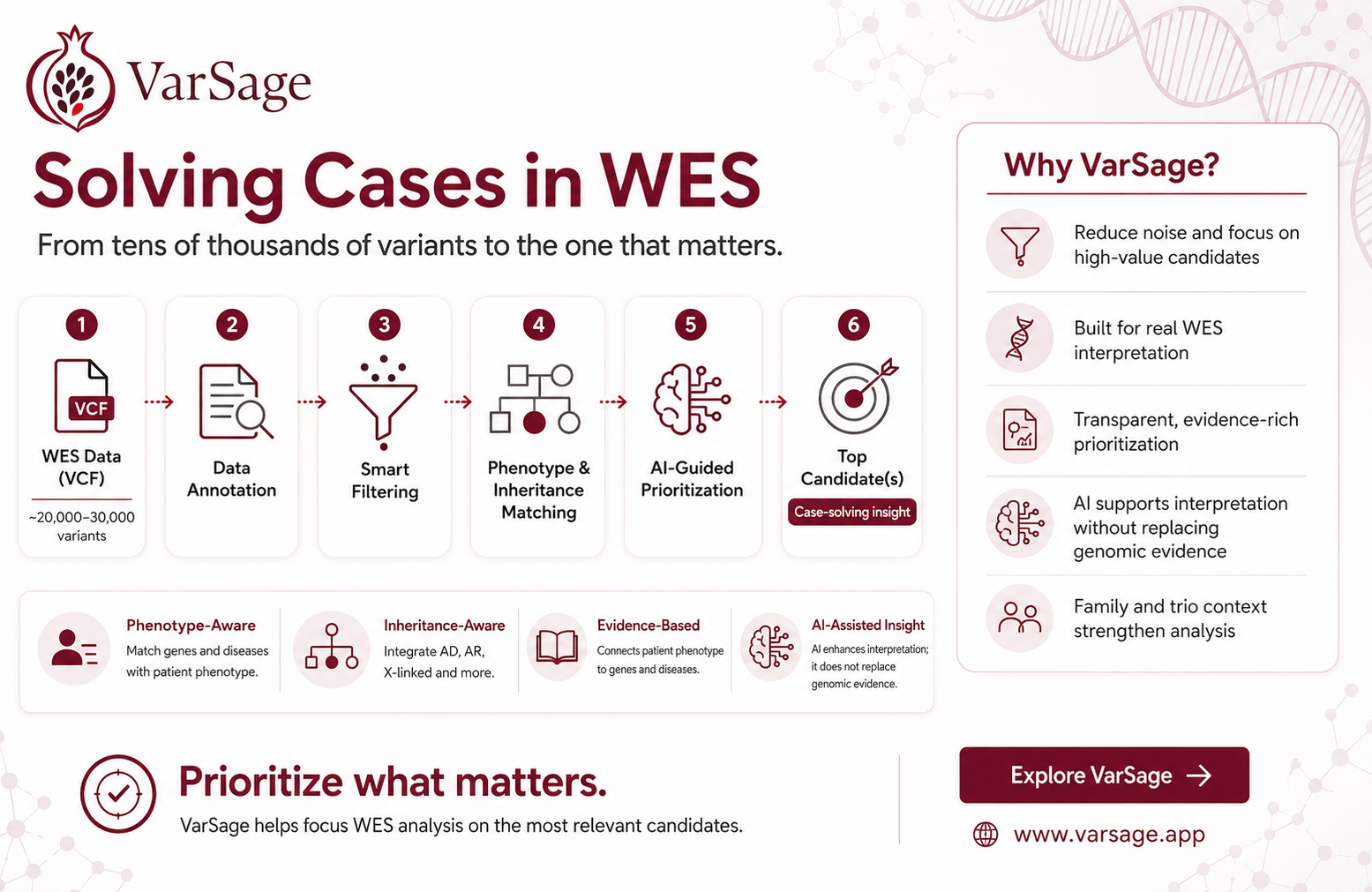 VarSage؛ راهنمای جامع تحلیل و تفسیر واریانت‌ها در بیماری‌های نادر